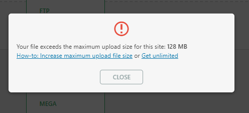 weblogic file upload size